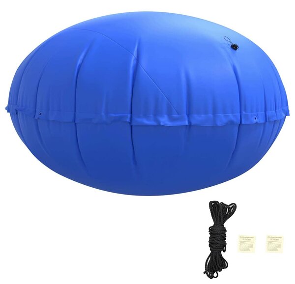 Zimní bazénový polštář Modrá Ø 220 x 140 cm PVC