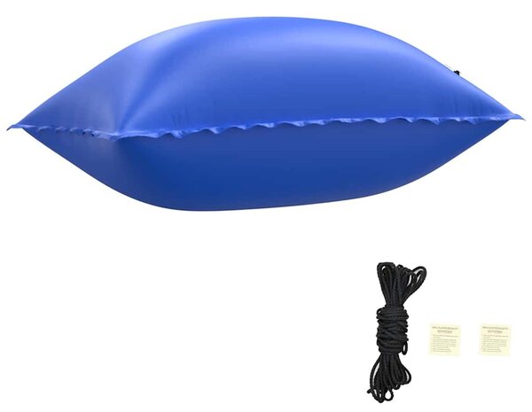 Zimní bazénový polštář Modrá 380 x 180 x 140 cm PVC
