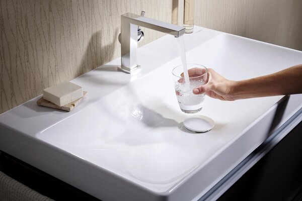Hansgrohe Tecturis E umyvadlová baterie stojící chrom 73021000