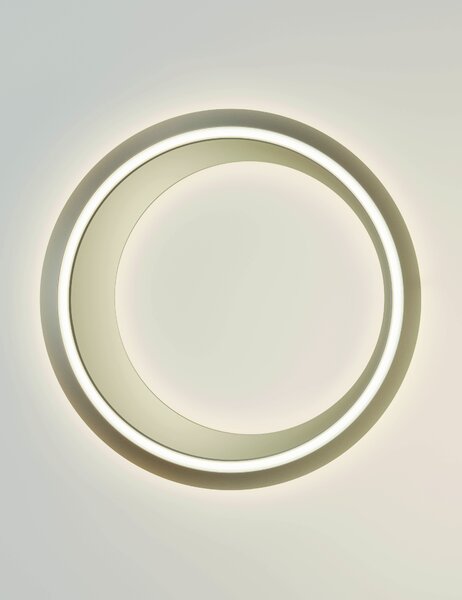 Lodes Designové LED stropní svítidlo Tidal, Ø 60 cm, 1x37W Barva: Matná champagne, Teplota světla: 2700K - teplá bílá