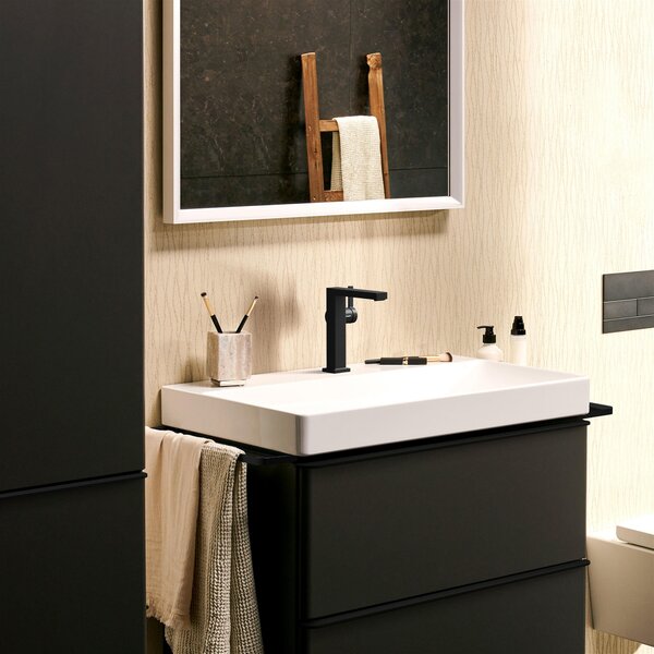 Hansgrohe Tecturis E umyvadlová baterie stojící černá 73041670