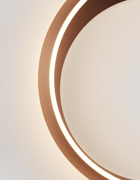 Lodes Designové LED stropní svítidlo Tidal Ø 75 cm, 1x46W Barva: Matná bílá, Teplota světla: 2700K - teplá bílá