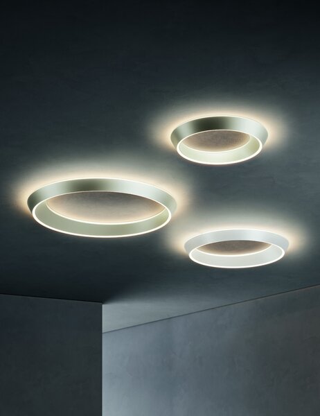 Lodes Designové LED stropní svítidlo Tidal Ø 75 cm, 1x46W Barva: Matná bílá, Teplota světla: 2700K - teplá bílá