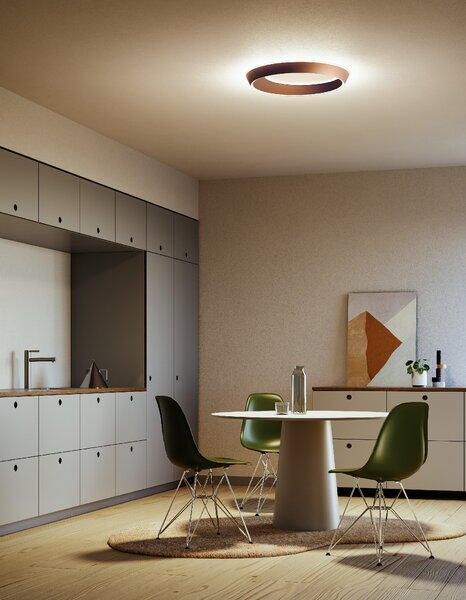Lodes Designové LED stropní svítidlo Tidal Ø 75 cm, 1x46W Barva: Matná bílá, Teplota světla: 2700K - teplá bílá