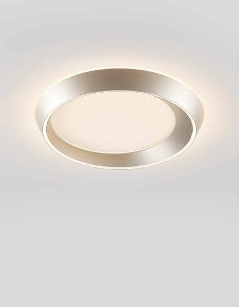Lodes Designové LED stropní svítidlo Tidal, Ø 60 cm, 1x37W Barva: Matná champagne, Teplota světla: 2700K - teplá bílá