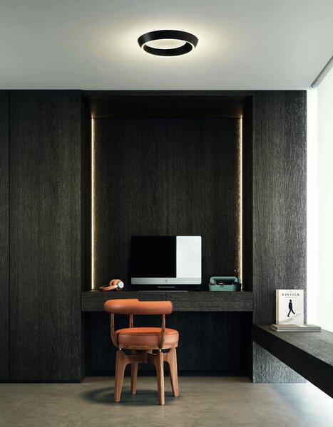 Lodes Designové LED stropní svítidlo Tidal, Ø 60 cm, 1x37W Barva: Matná champagne, Teplota světla: 2700K - teplá bílá