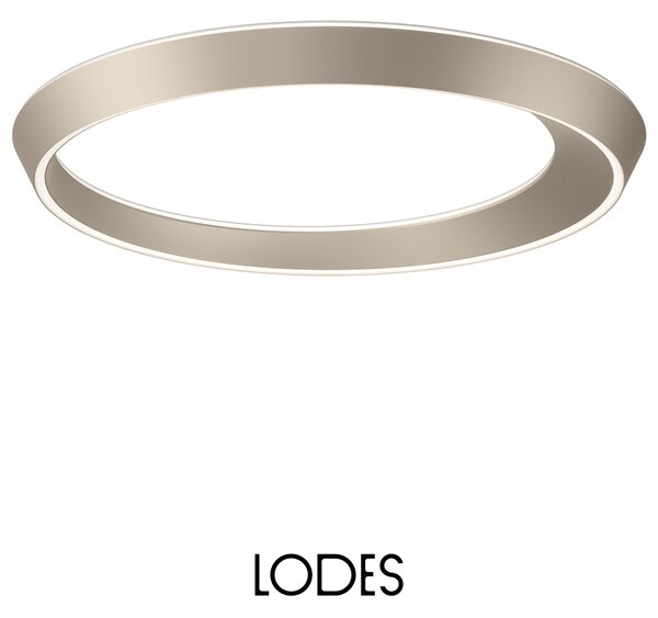 Lodes Designové LED stropní svítidlo Tidal Ø 75 cm, 1x46W Barva: Matná bílá, Teplota světla: 2700K - teplá bílá