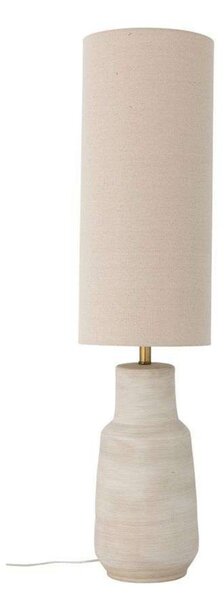 Stojací Lampa Bloomingville, Bílá, Obývací pokoj, Tkanina / Textil