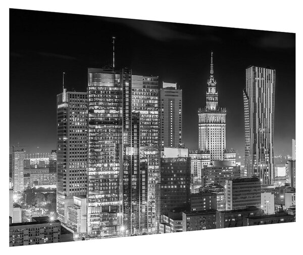 Černobílý obraz New Yorku (90x60 cm)