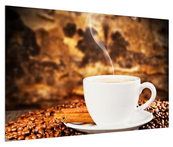 Obraz šálku kávy (90x60 cm)