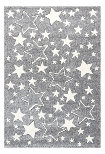 Kayoom Dětský koberec Australia - Tamworth stříbrná Rozměr: 80 x 150 cm