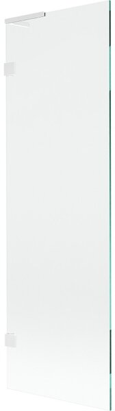 Mexen Lunar L, 1-křídlová vanová zástěna 60 x 150 cm, 8mm čiré sklo, bílý profil, 897L-060-000-20-00