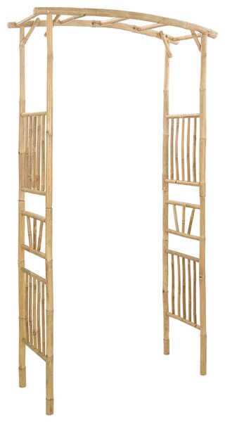 Zahradní oblouk Přírodní 110 x 40 x 205 cm Bambus