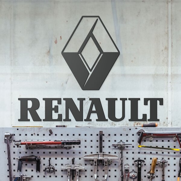 DUBLEZ | Renault - Dřevěné logo značky na stěnu | Obraz