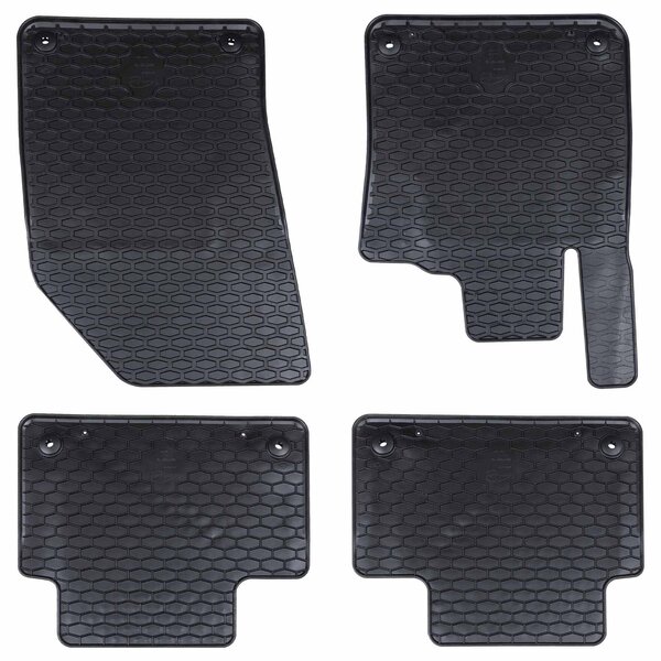 Autokoberec 4 pcs Černá vhodné pro Volvo S60 / V60 2019- 4D Zadní