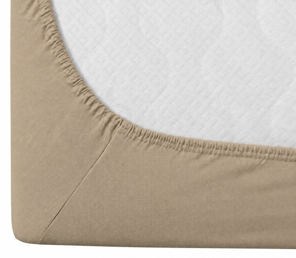 Jersey prostěradlo EXCLUSIVE cappuccino 90 x 200 cm