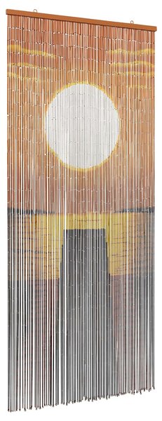 Dveřní záclona proti hmyzu vícebarevná 200 x 90 cm Bambus