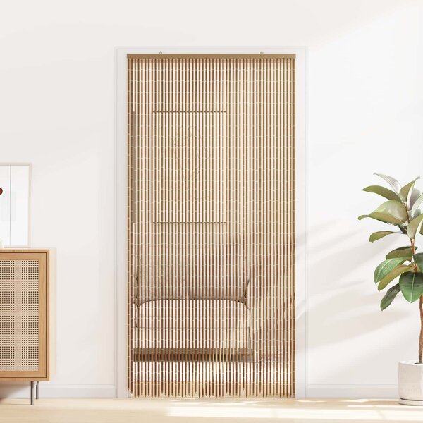 Dveřní záclona proti hmyzu vícebarevná 100 x 200 cm Bambus