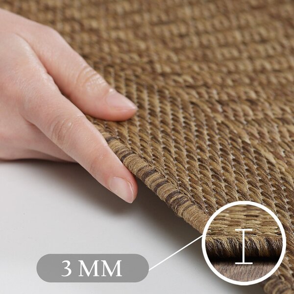 Vnitřní a venkovní koberec v přírodní barvě 60x100 cm Giza 1410 – Ayyildiz Carpets