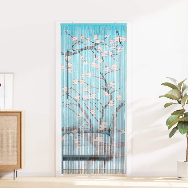 Dveřní záclona proti hmyzu vícebarevná 200 x 90 cm Bambus