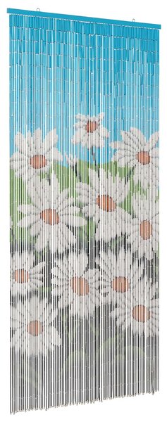 Dveřní záclona proti hmyzu vícebarevná 200 x 90 cm Bambus