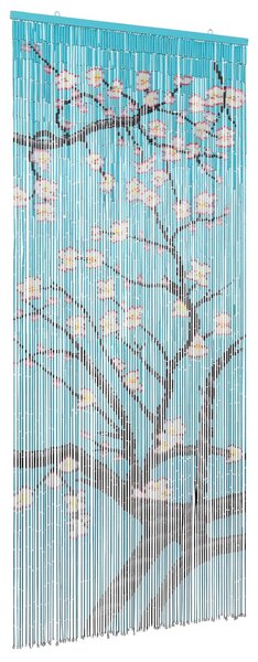 Dveřní záclona proti hmyzu vícebarevná 200 x 90 cm Bambus