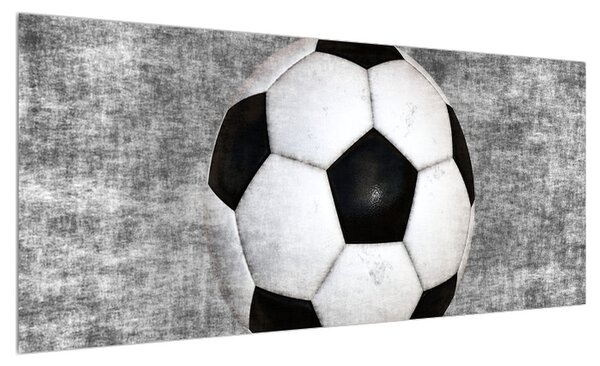 Obraz fotbalového míče (100x40 cm)