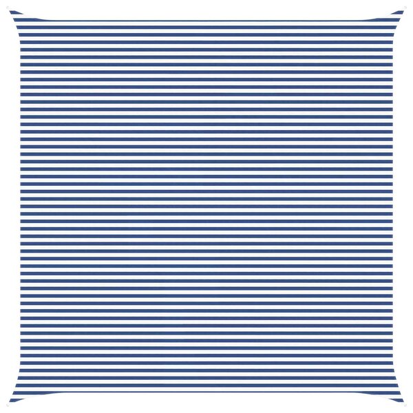 Sluneční plachta Modrá a bílá 7 x 7 m 100% polyester Oxford