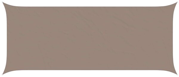 Sluneční plachta Taupe 6 x 2,5 m 100% polyester Oxford