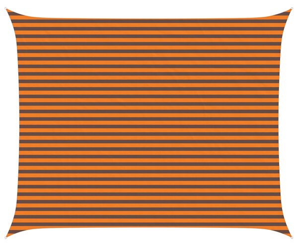 Sluneční plachta Oranžová a hnědá 5 x 4 m 100% polyester Oxford