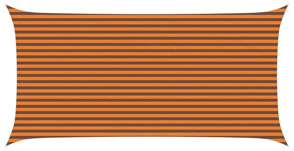 Sluneční plachta Oranžová a hnědá 6 x 3 m 100% polyester Oxford