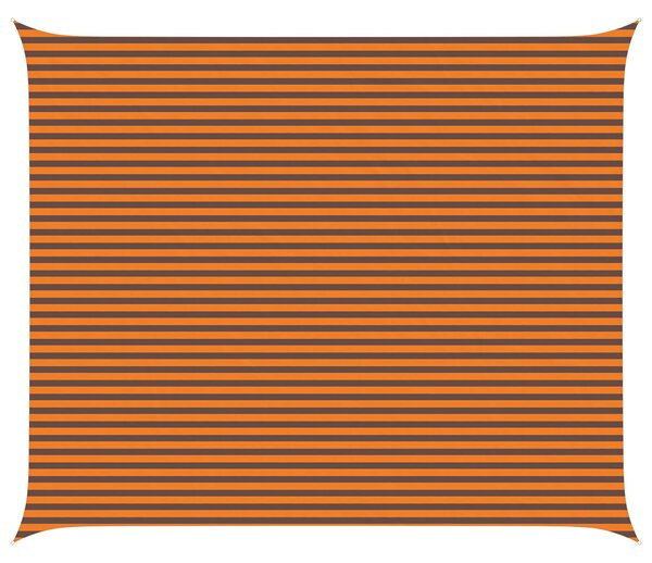 Sluneční plachta Oranžová a hnědá 6 x 5 m 100% polyester Oxford