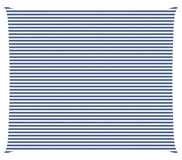 Sluneční plachta Modrá a bílá 7 x 6 m 100% polyester Oxford