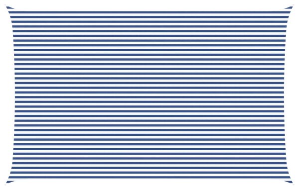 Sluneční plachta Modrá a bílá 8 x 5 m 100% polyester Oxford