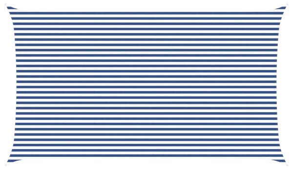 Sluneční plachta Modrá a bílá 7 x 4 m 100% polyester Oxford