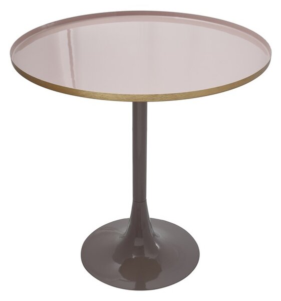 Kayoom Odkládací stolek Art Deco 925 Starorůžová / Šedá