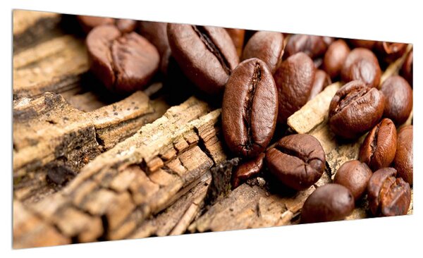 Obraz kávových zrn (100x40 cm)