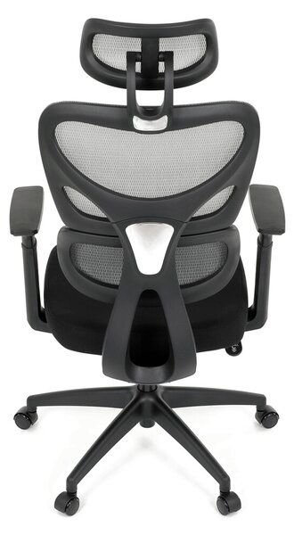 Ergonomická kancelářská židle LEXON - šedá síťovina