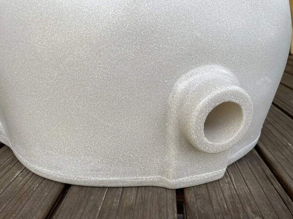 ROTO zahradní umyvadlo Saturn 71 cm pískové - kohoutek Drak, výpusť