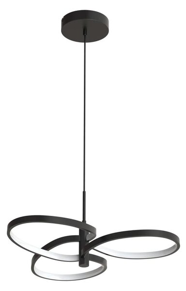 LED Lustr na lanku RIBBON LED/25W/230V 4000K černá