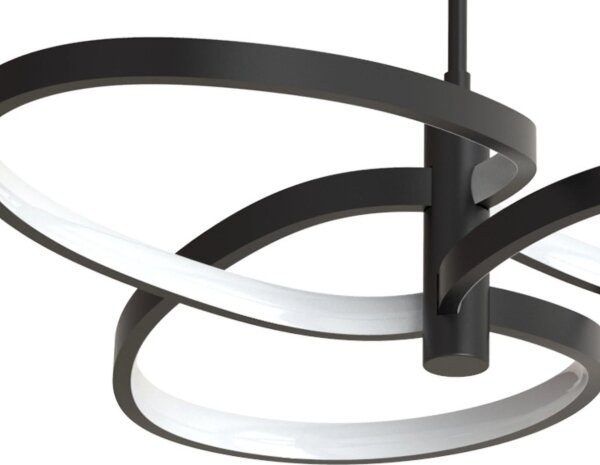 LED Lustr na lanku RIBBON LED/25W/230V 4000K černá