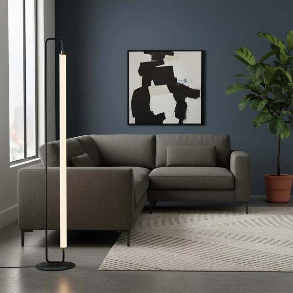 LED Stojací lampa FELICJA LED/24W/230V 4000K černá