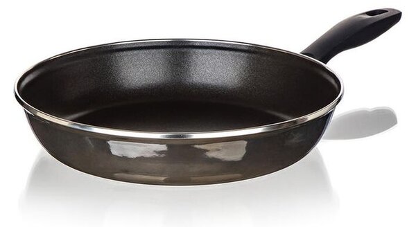 Smaltovaná pánev s nepřilnavým povrchem METALLIC Black 28 cm