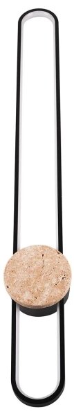 LED Nástěnné svítidlo FLORENTYNA LED/24W/230V 4000K černá/béžová