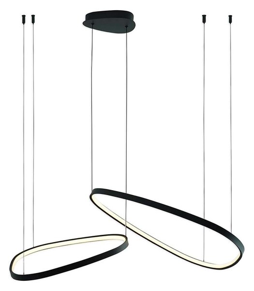 LED Lustr na lanku MICHELLE LED/48W/230V 4000K černá