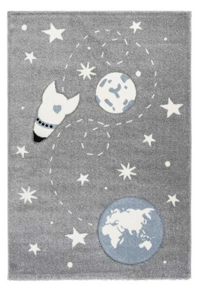 Lalee Dětský kusový koberec Amigo 330 Silver Rozměr koberce: 160 x 230 cm