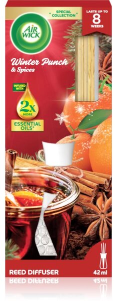 Air Wick Winter Punch&Spices aroma difuzér s náplní 42 ks