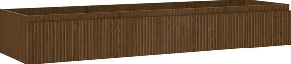 Mexen Rivel, koupelnová skříňka 160 cm, 1 zásuvka, drážkovaná, ořech, 91A20-16023-1-BF86