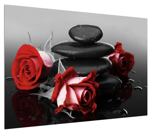 Obraz růže (100x70 cm)