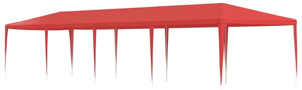 Party Stan Červená 1200 x 300 x 255 cm PE a ocel
